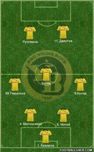 BSC Young Boys Formation 2014