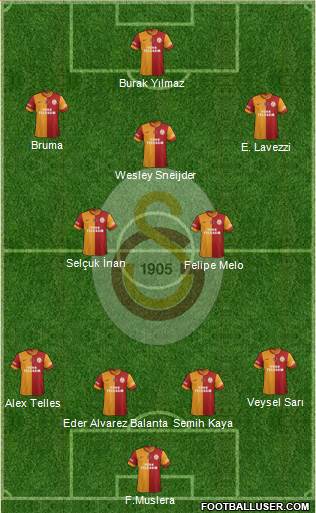 Galatasaray SK Formation 2014