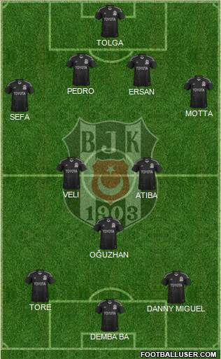 Besiktas JK Formation 2014