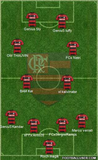 CR Flamengo Formation 2014