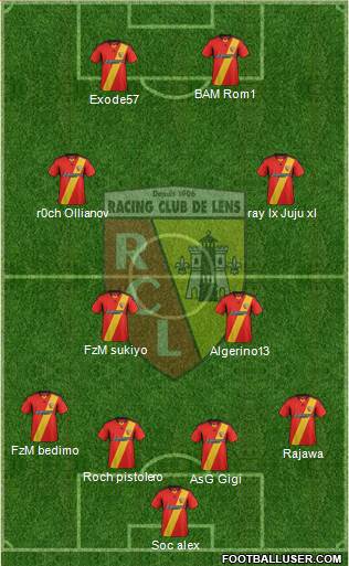 Racing Club de Lens Formation 2014