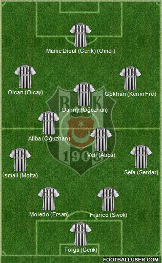 Besiktas JK Formation 2014