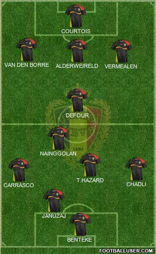 Belgium Formation 2014