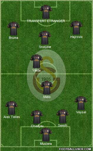 Galatasaray SK Formation 2014