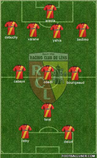 Racing Club de Lens Formation 2014