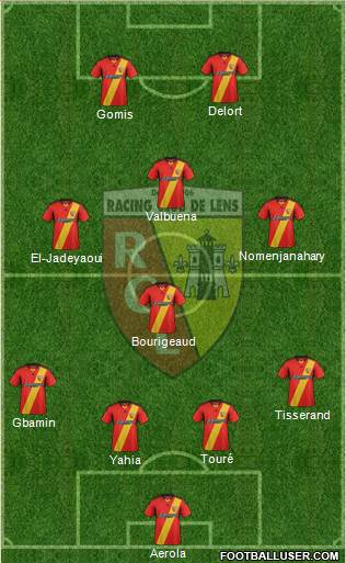 Racing Club de Lens Formation 2014