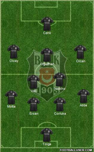 Besiktas JK Formation 2014