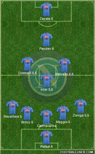 Napoli Formation 2014