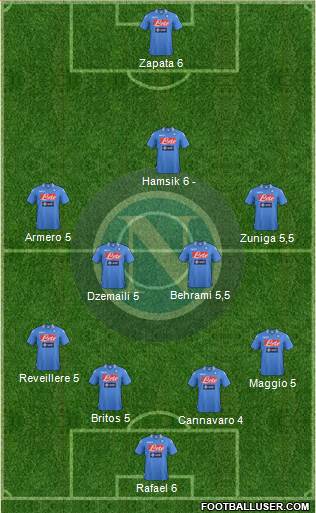 Napoli Formation 2014