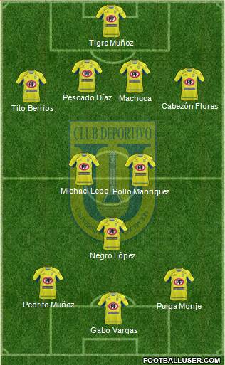 CCD Universidad de Concepción football formation