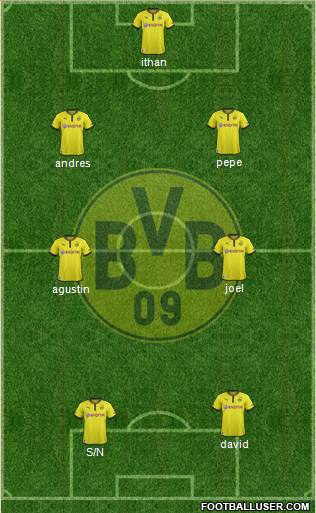 Borussia Dortmund Formation 2014