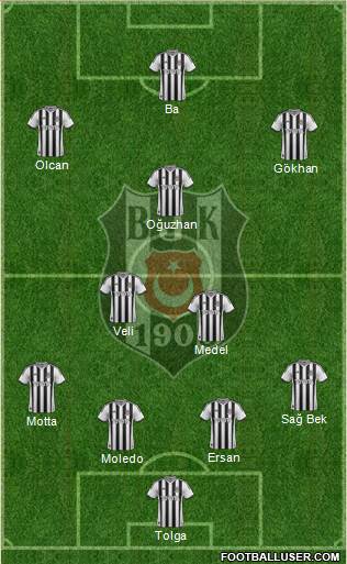 Besiktas JK Formation 2014