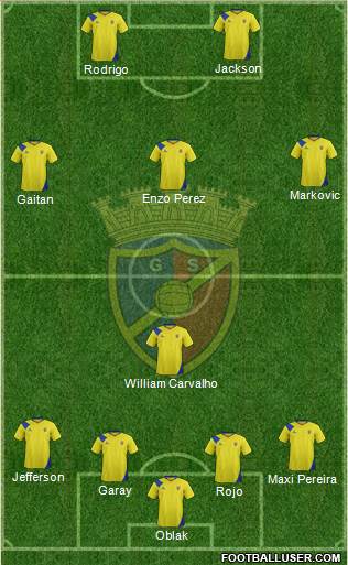Gondomar Sport Clube Formation 2014