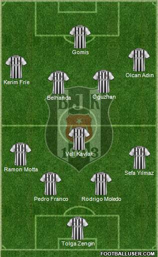 Besiktas JK Formation 2014