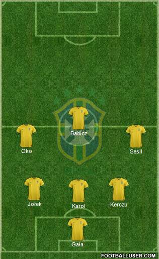 Brazil Formation 2014