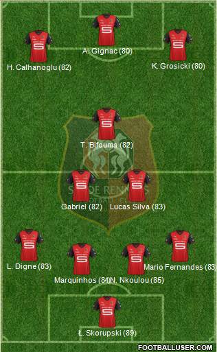 Stade Rennais Football Club Formation 2014