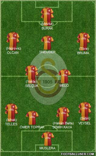Galatasaray SK Formation 2014