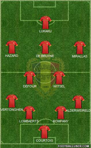 Belgium Formation 2014