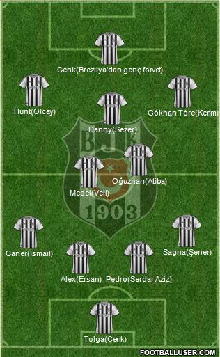 Besiktas JK Formation 2014