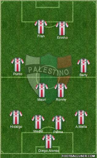 CD Palestino S.A.D.P. Formation 2014