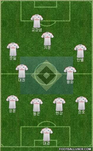 Hamburger SV Formation 2014
