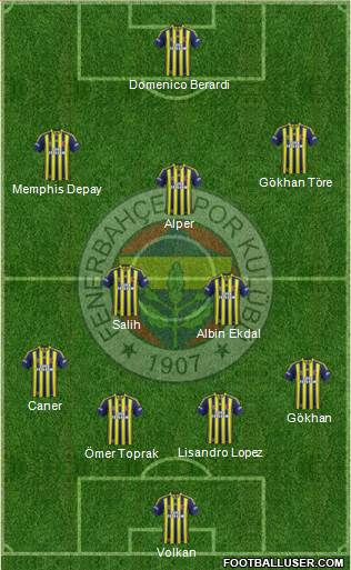 Fenerbahçe SK Formation 2014