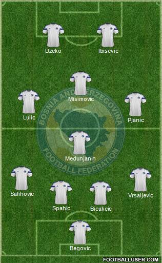 Bosnia and Herzegovina Formation 2014