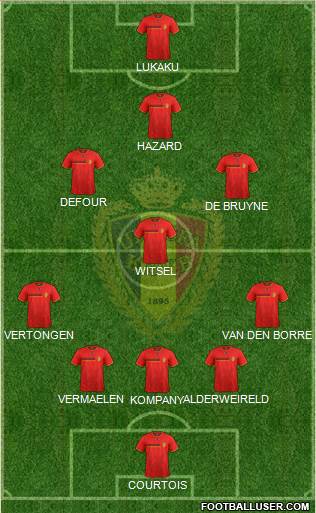 Belgium Formation 2014