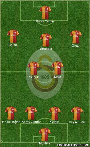 Galatasaray SK Formation 2014