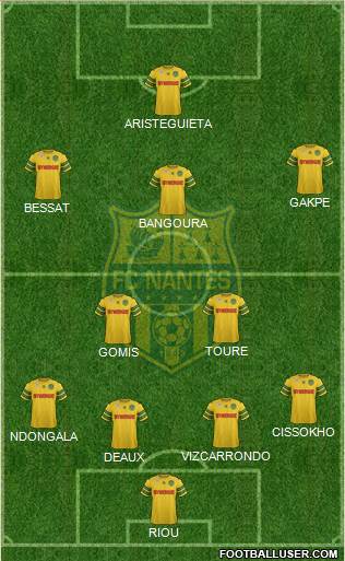 FC Nantes Formation 2014