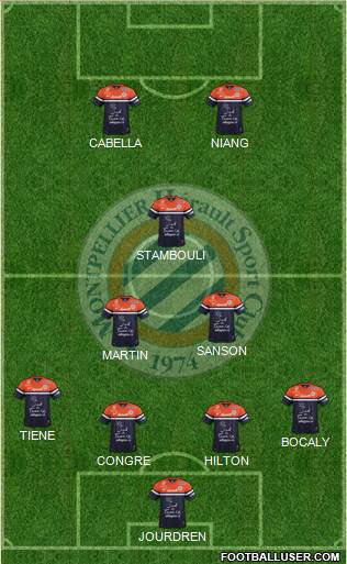 Montpellier Hérault Sport Club Formation 2014