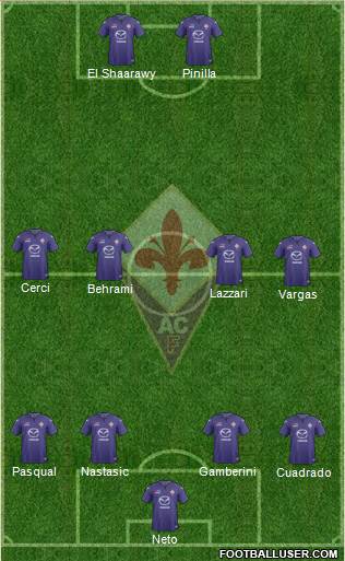 Fiorentina Formation 2014