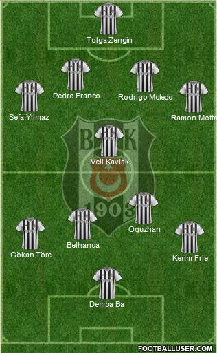 Besiktas JK Formation 2014