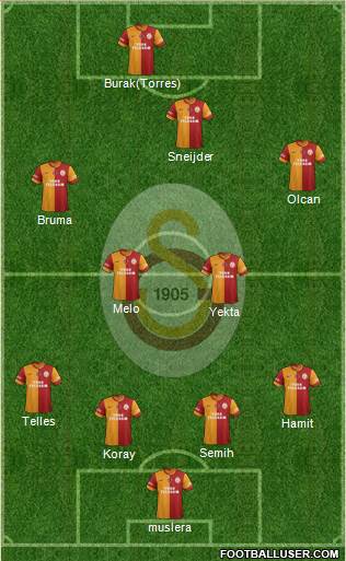 Galatasaray SK Formation 2014