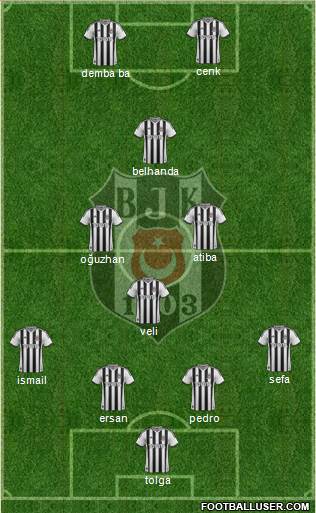 Besiktas JK Formation 2014