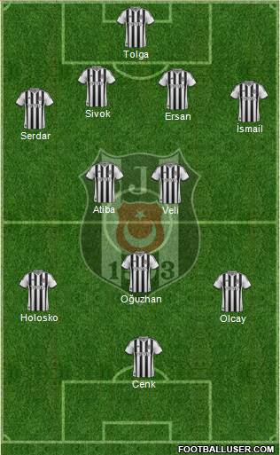 Besiktas JK Formation 2014