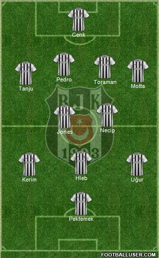 Besiktas JK Formation 2014