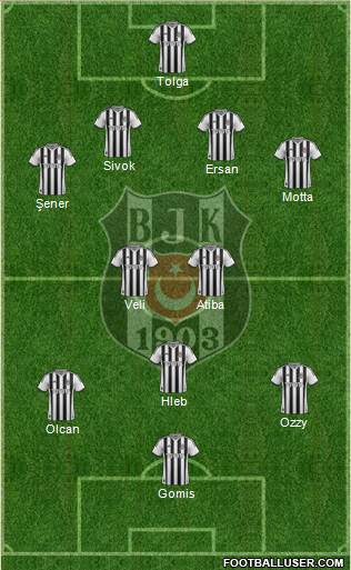 Besiktas JK Formation 2014