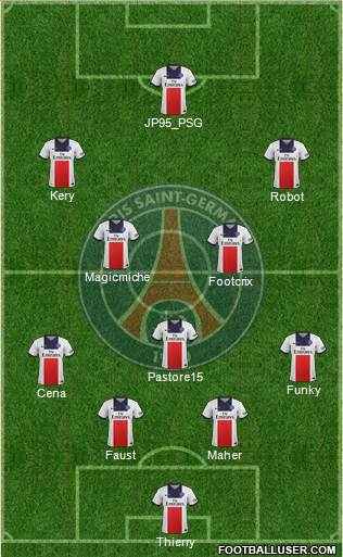 Paris Saint-Germain Formation 2014