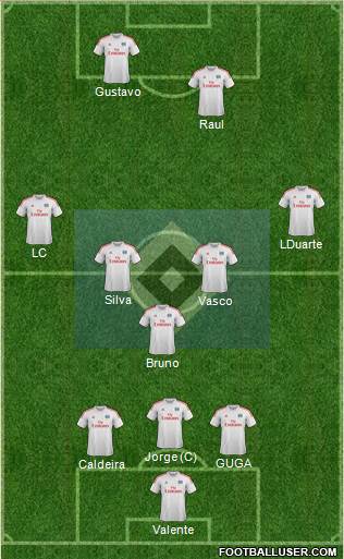 Hamburger SV Formation 2014