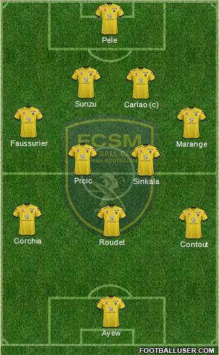 FC Sochaux-Montbéliard Formation 2014