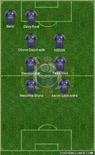 RSC Anderlecht Formation 2014