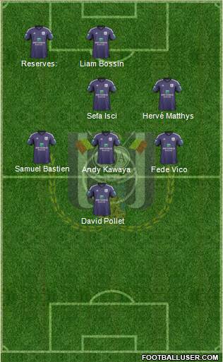 RSC Anderlecht Formation 2014