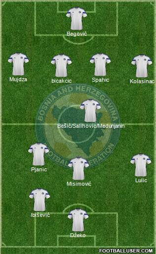 Bosnia and Herzegovina Formation 2014