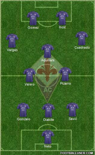 Fiorentina Formation 2014