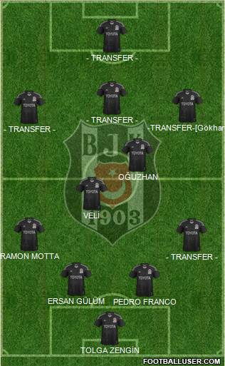 Besiktas JK Formation 2014