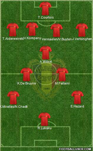 Belgium Formation 2014
