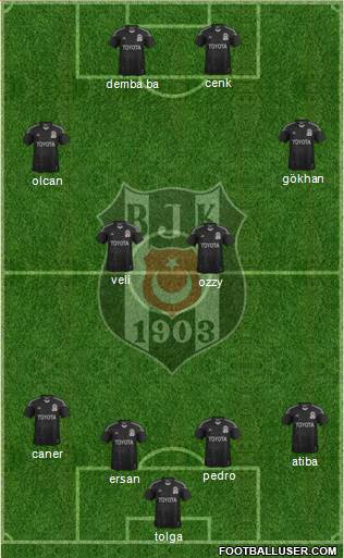 Besiktas JK Formation 2014