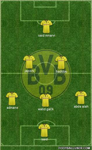 Borussia Dortmund Formation 2014