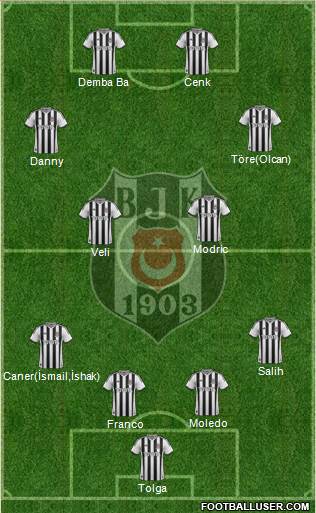 Besiktas JK Formation 2014